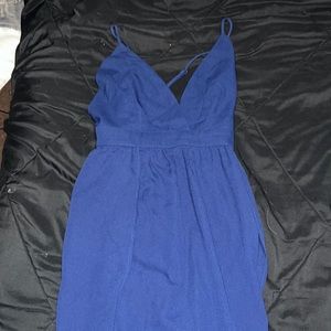 Navy blue bridesmaid dress